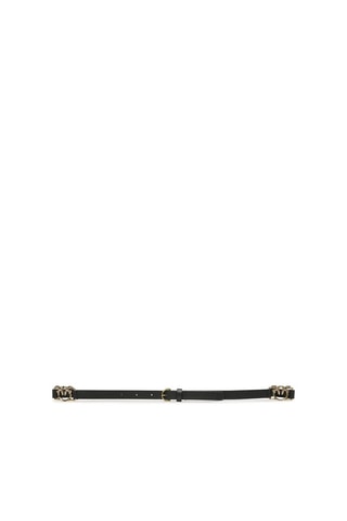 Cinto em couro Love Berry - Preto