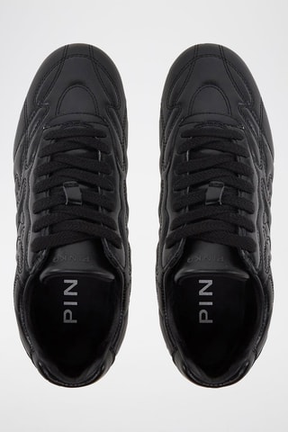 Sapatilhas de couro Reby 02 - Preto