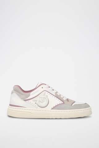 Sapatilhas em couro Mandy 08 - Branco