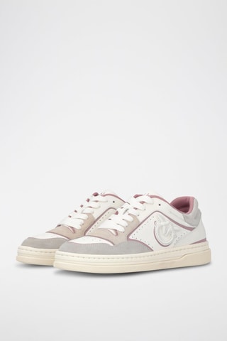 Sapatilhas em couro Mandy 08 - Branco
