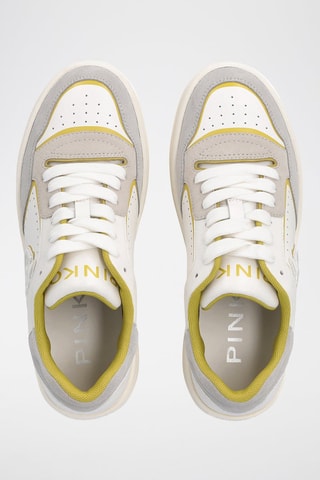 Sapatilhas em couro Mandy 08 - Branco