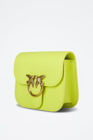 Mala a tiracolo em couro Love Bell - Amarelo
