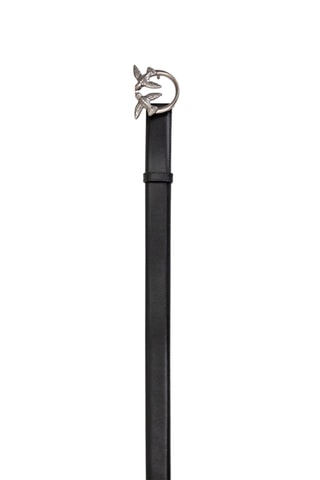 Cinto em couro Love Berry Buckle - Preto