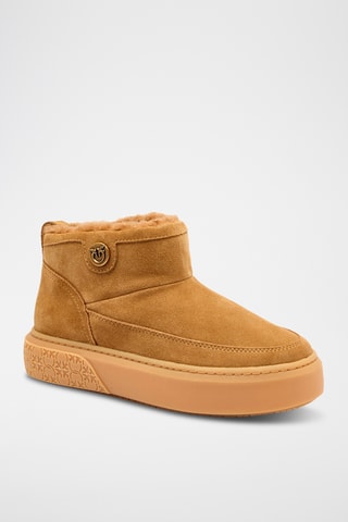 Botins em nobuck Yoko 22 - Castanho