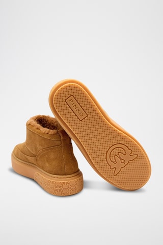 Botins em nobuck Yoko 22 - Castanho