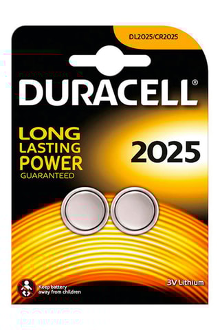 Pile Duracell CR2025 - Blister de 2 piles