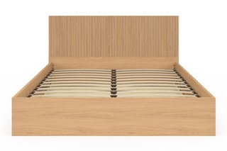 Cama com arrumação e sommier Faustine - Área de deitar 160 x 200 cm