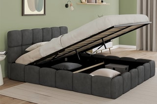 Lit-coffre avec sommier Bubble - Couchage 160 x 200 cm