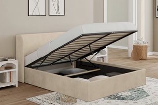 Cama-baú com estrado Lucia - Cama 140 x 190 cm