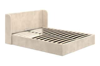 Lit-coffre avec sommier Lucia - Couchage 160 x 200 cm