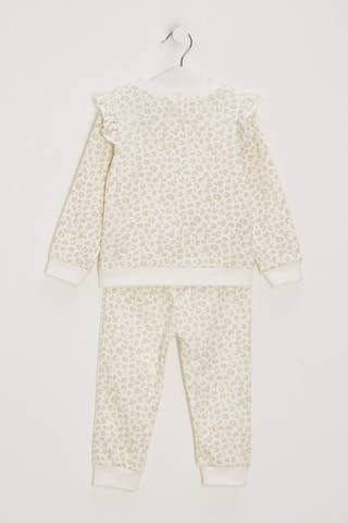 Pyjama - Wit en Beige