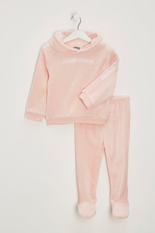 Sweater met Capuchon en Broek - Roze