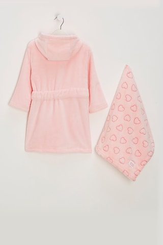Badjas en Knuffel Roze