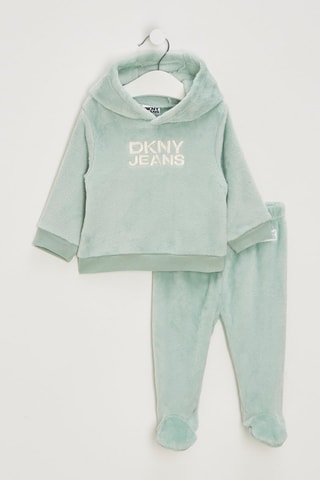 Sweater met Capuchon en Broek - Groen