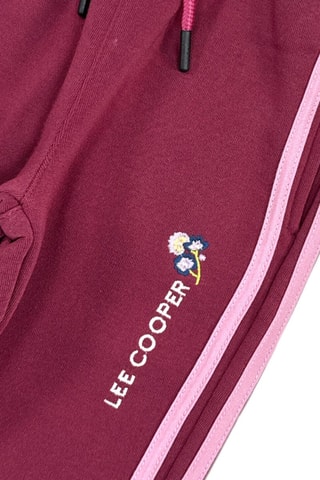 Fleece Joggingbroek - Bordeauxrood en Roze  