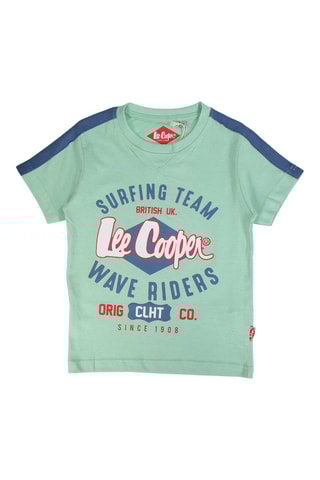 T-shirt - Zeegroen en blauw
