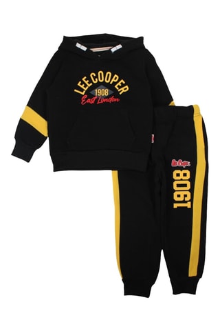 Sweater met Capuchon en Joggingbroek - Zwart - Lee Cooper