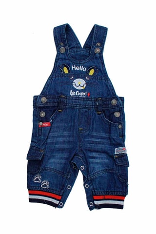Polo met Lange Mouwen en Tuinbroek - 
Marineblauw en Rood  
