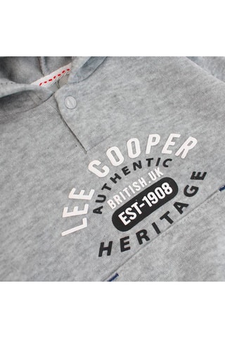 Sweater met Capuchon en Joggingbroek 
Gemêleerd Grijs  