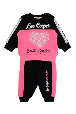 Sweater en Joggingbroek 
Zwart en Roze  