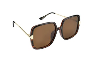 Óculos de sol polarizados mulher Muse - Categoria 3 - Dourado, castanho e preto