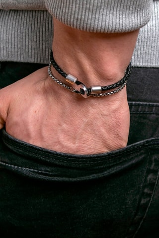 2 pulseiras Couro