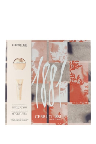 Coffret Cerruti 1881 pour femme - EDT 50 ml et lotion 75 ml