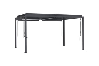 Pergola bioclimatique avec stores -  3 x 4 m