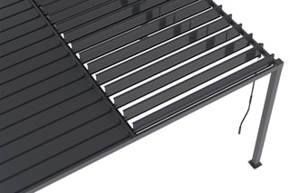 Pergola bioclimatique avec stores -  3 x 4 m