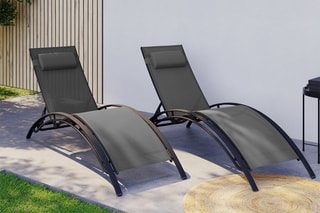 2 chaises longues Havana - 185 x 58 x 81,5 cm