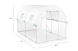 Serre tunnel de jardin - 6 m² - Toutes saisons