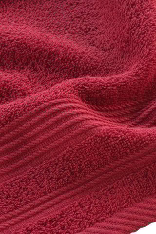 Serviette invité Tendresse - Rubis - 30 x 50 cm