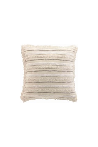 Coussin déhoussable Atlas - Beige - 60 x 60 cm