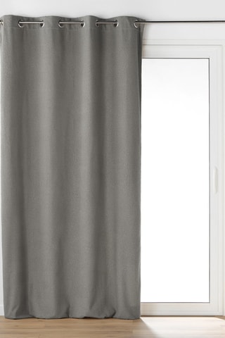 Rideau Wooly - Gris - 140 x 240 cm