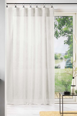 Voilage Linka - Blanc - 140 x 240 cm