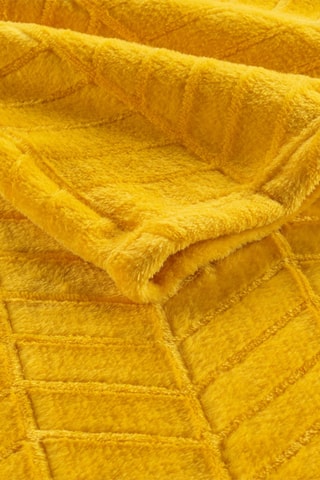 Plaid Arya - Jaune - 180 x 220 x 0,5 cm