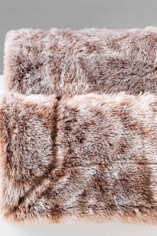 Plaid Antarctic - 280 g/m² - 
Chocolat et blanc - 180 x 220 cm