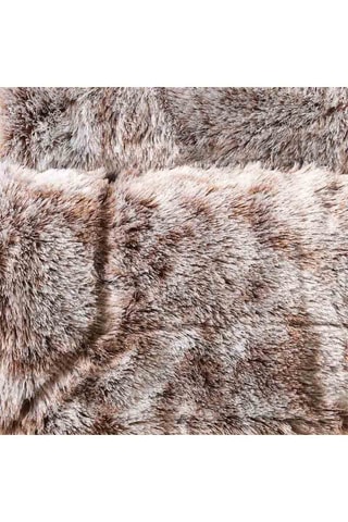 Plaid Antarctic - 280 g/m² - 
Chocolat et blanc - 180 x 220 cm