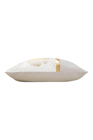 Coussin Melisse - Blanc et gris - 45 x 45 cm