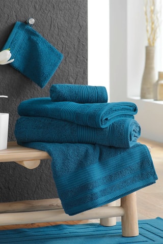 Drap de bain Tendresse - Bleu - 90 x 150 cm