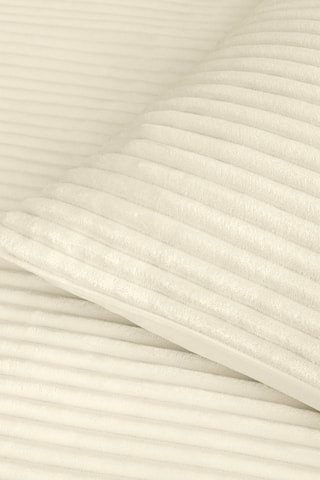 Parure de couette Veloutea - Ecru
