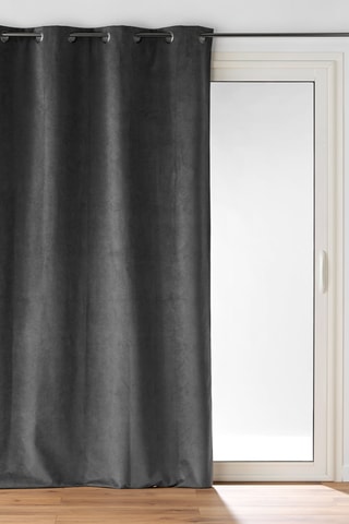 2 x Rideau Olympe - Anthracite - 140 x 260 cm