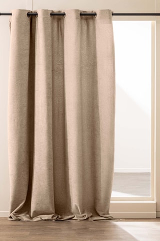 2 x Rideau Winona - Sable - 140 x 260 cm