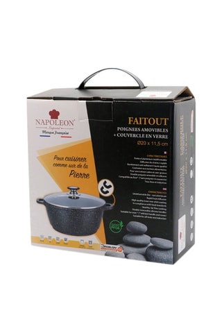 Faitout haut revêtement Greblon® C3 - 20 cm