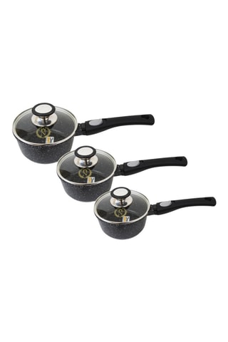 3 casseroles revêtement Greblon® C3 - 16, 18 et 20 cm