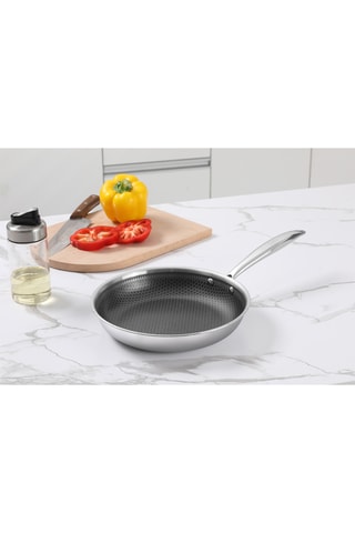 Poêle en acier inoxydable La Gamme Professionnelle - 28 cm