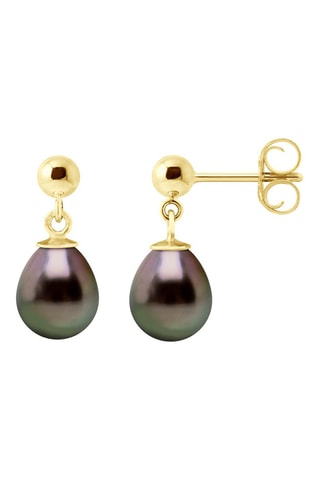 Boucles d'oreilles Or jaune et perles de culture