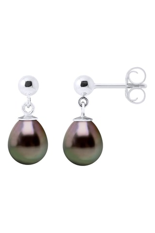 Boucles d'oreilles Or blanc et perles de culture