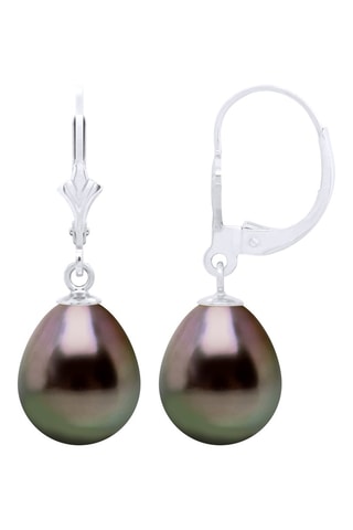 Boucles d'oreilles Or blanc et perles de culture