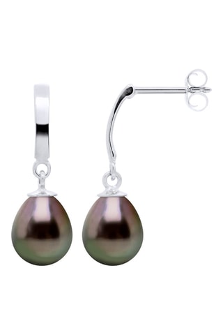 Boucles d'oreilles Or blanc et perles de culture